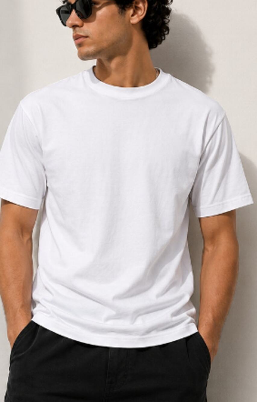 NWT Cernucci T-Shirt Urban Tee Regular Fit, White Size Small
